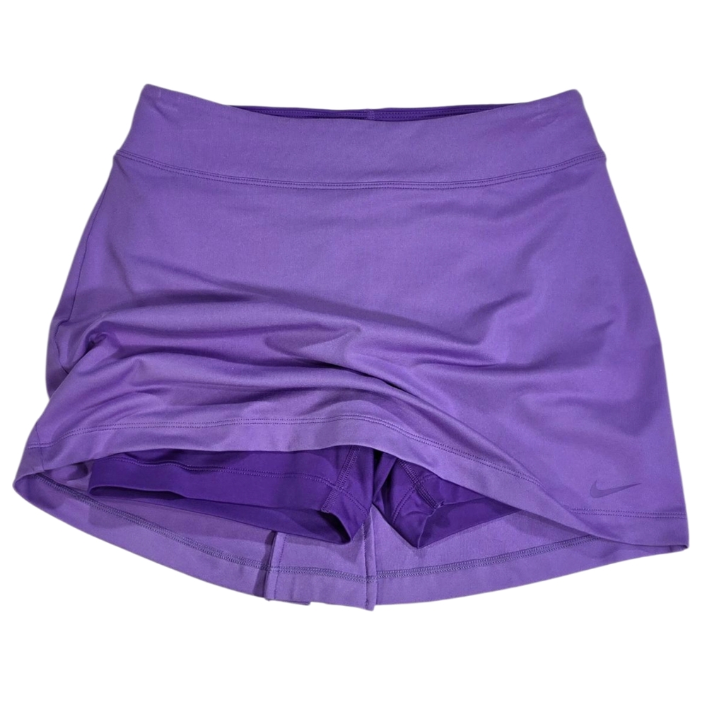 Nike 2-Piece DriFit Golf Tour Performance Knit Skirt • Purple Tennis Sport Skort